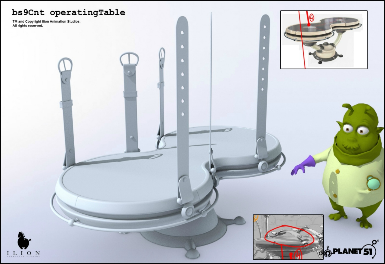 Operating table :: modeled by Ramón López