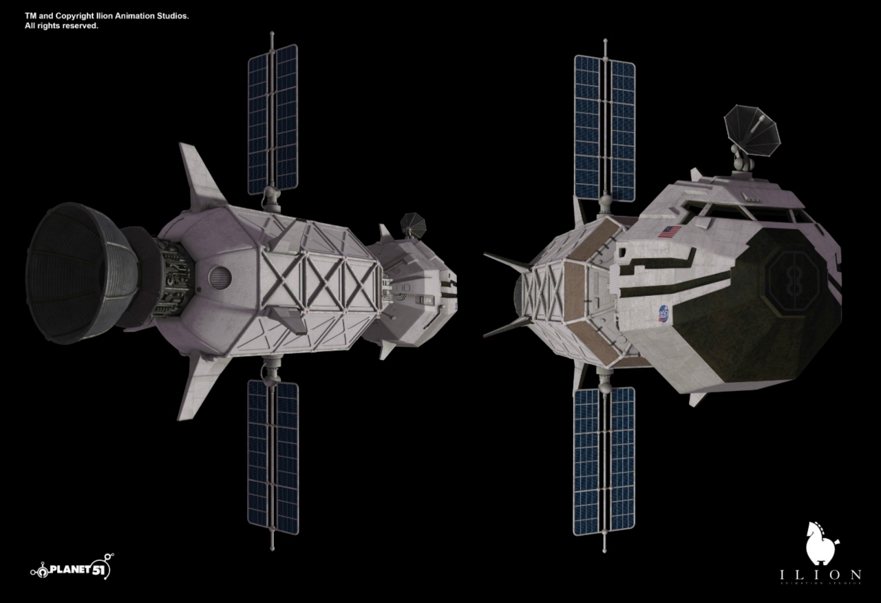 Space module :: modeled by Ramón López & Gonzalo Díaz-Palacios