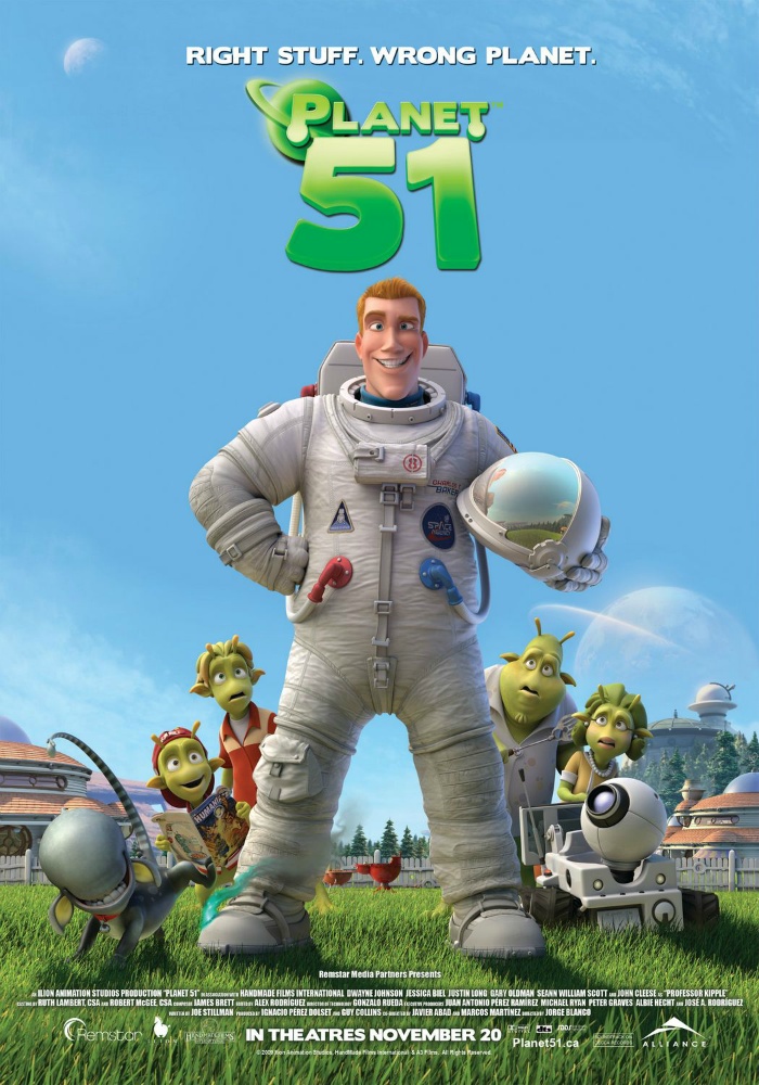 Planet 51 :: movie poster by Ilion Animation Studios