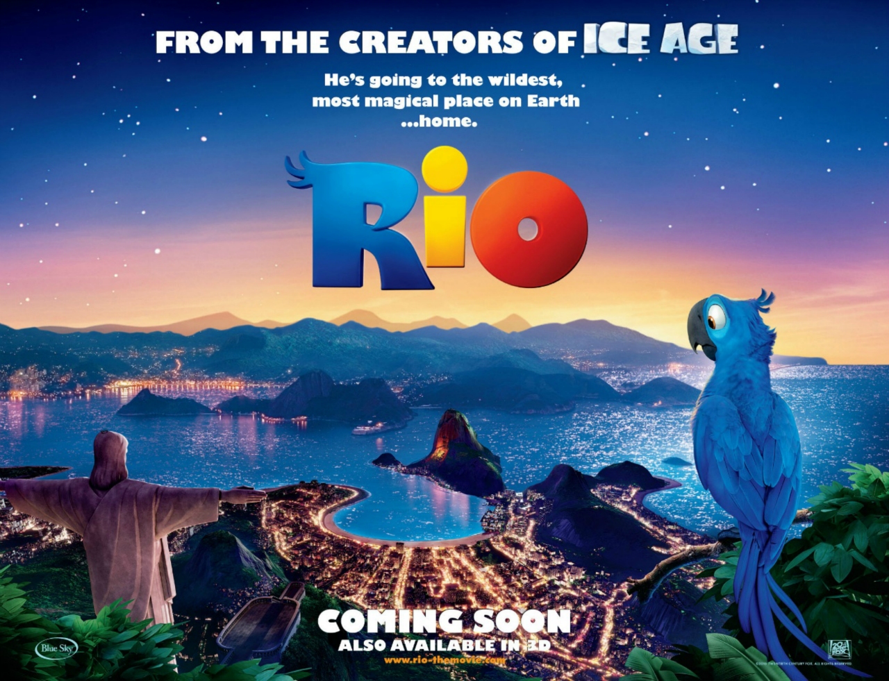 Rio :: movie poster by Blue Sky Studios
